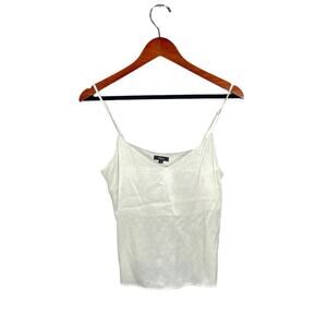 Rails Paola Ivory White Cami Top Adj. Straps Date Night Flirty Summer Dressy